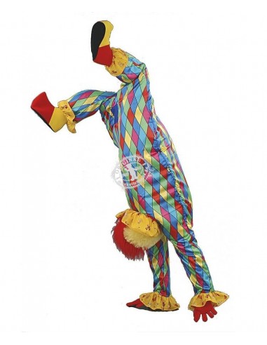 Clown Head staan ​​Kostuum Mascotte 102c (hoge kwaliteit)