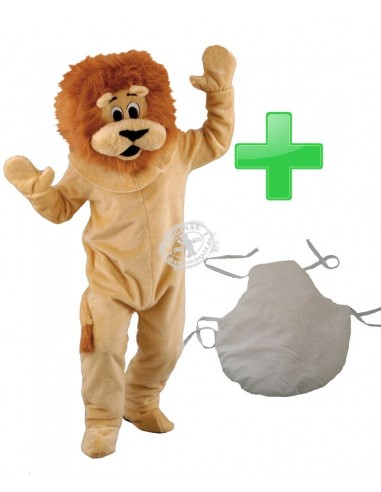 Mascotte de costumes de lion 60p ✅ Achat pas cher ✅