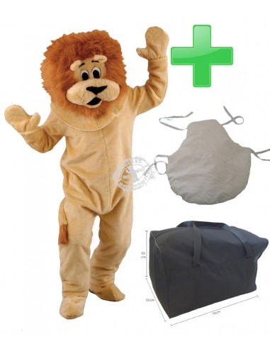 Mascotte de costumes de lion 60p ✅ Production en magasin ✅