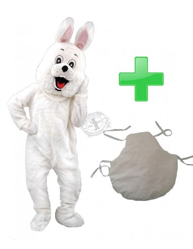 Costume da coniglietto pasquale 74p mascotte bianca ✅ acquista a buon mercato ✅ produzione ✅ articoli in stock ✅