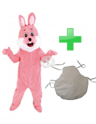 Костюм пасхального кролика 74р розовый талисман ✅ самые выгодные цены ✅ производство ✅ сток ✅