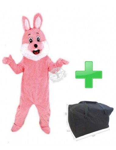 Disfraz de conejo mascota 74p rosa ✅ comprar barato ✅ producción ✅