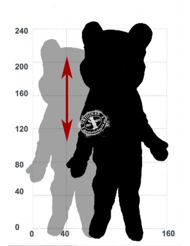 Personengröße Änderungen am Kostüm "Hochwertig" für 190 bis 210cm