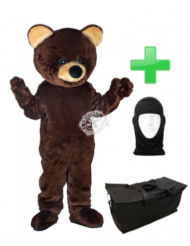 Costume d'ours Figure 3a ✅ Cagoule d'hygiène de sac ✅ Achat pas cher ✅ Production ✅