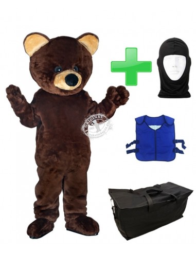 Bear costume running figure 3a ✅ cooling vest pocket hygiene hood ✅ buy cheap ✅ production ✅