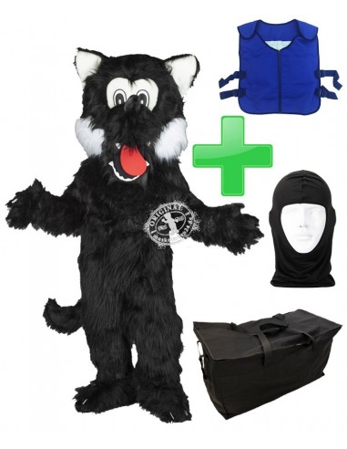 Wolf Kostuum Mascot 11a ✅ Hygiënekap Zak ✅ Goedkoop Kopen ✅ Productie ✅