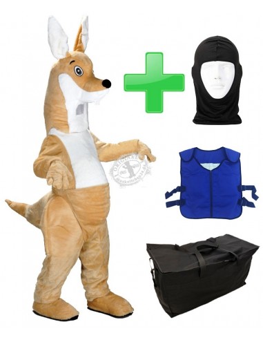 Kangaroo Costume Mascot 13a  ✅ Bag Hygiene Hood ✅ Buy Cheap ✅ Production ✅