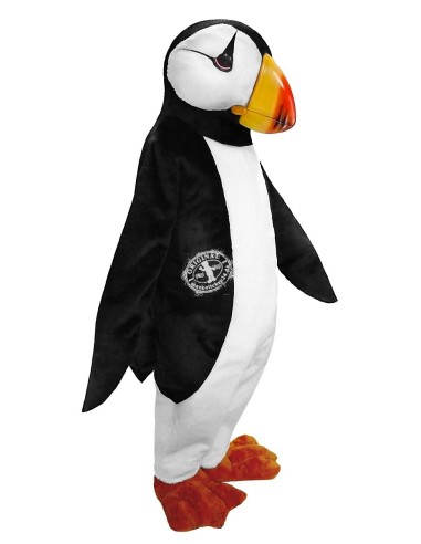 Mascotte de costume de macareux pingouin