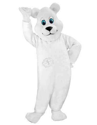 Oso Polar Disfraz de Mascota 5 (Personaje Publicitario)