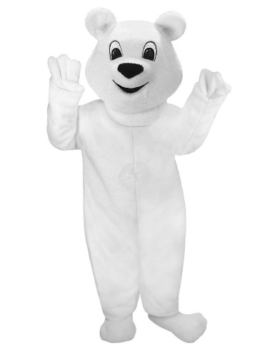 Orso Polare Costume Mascotte 3 (Personaggio Pubblicitario)