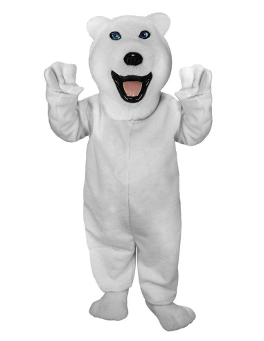 Eisbär Kostüm Maskottchen 4 (Werbefigur)