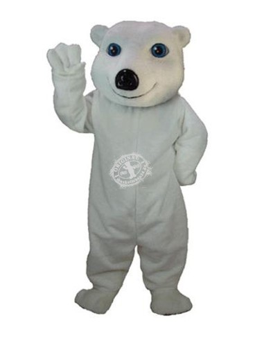 Polar Bear Mascot Costume 8 (Professional)
