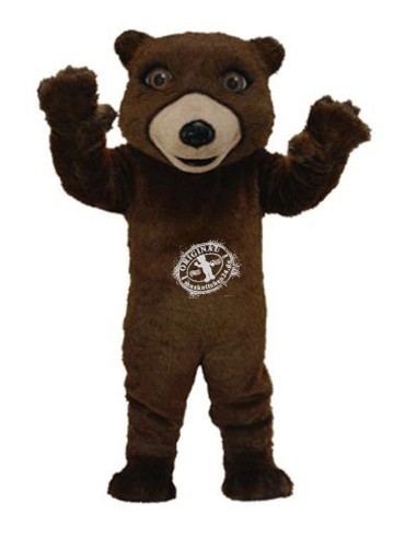 Grizzly Bear Mascot Costume 4 (Professional)