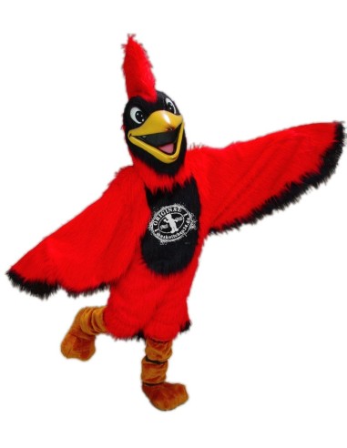 Cardinale Rosso Uccello Costume Mascotte 1 (Personaggio Pubblicitario)