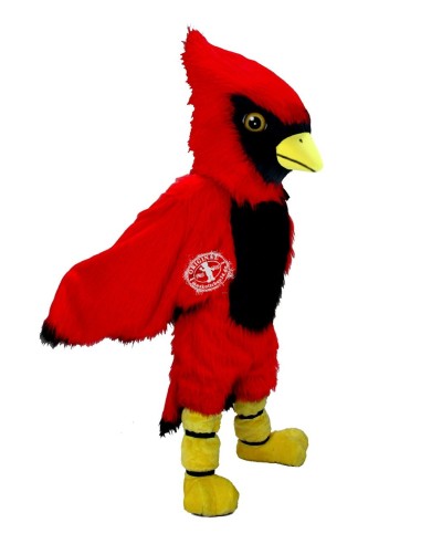 Rode Kardinaal Vogel Mascotte Kostuum (Professioneel)