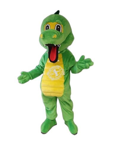 Draak Krokodil mascotte kostuum 29a (hoge kwaliteit)