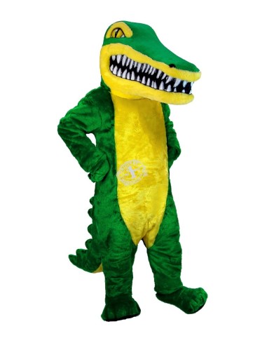 Krokodillen Mascot Kostuum 3 (Professioneel)