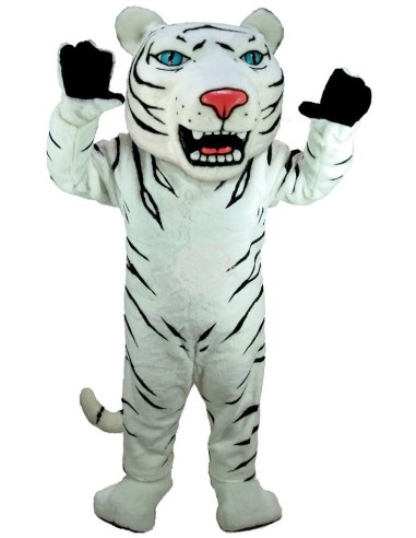 Tigre de Nieve Disfraz de Mascota 2 (Profesional)