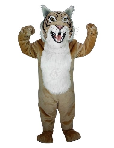 Wildkatze / Tiger Kostüm Maskottchen 2 (Werbefigur)