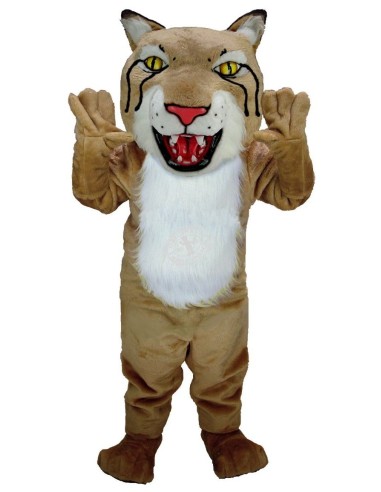 Lynxen / Bobcats Mascotte Kostuum 5 (Professioneel)