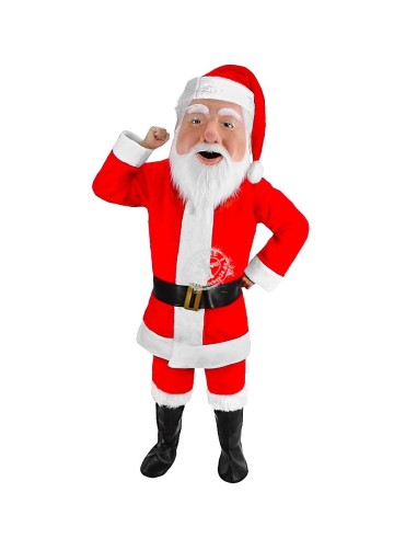 Babbo Natale / Nicola Persona Costume Mascotte 1 (Personaggio Pubblicitario)