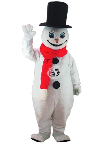 Pupazzo di Neve Persona Costume Mascotte 1 (Personaggio Pubblicitario)