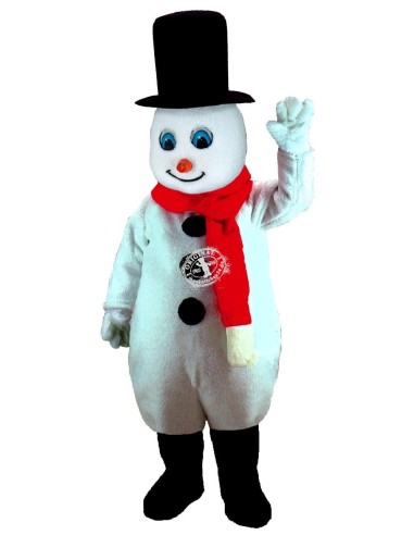 Sneeuwman Personen Mascotte Kostuum 2 (Professioneel)