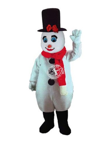 Sneeuwvrouw Personen Mascotte Kostuum 3 (Professioneel)