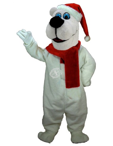 Bears Christmas Mascot Costume 2 (Professional)