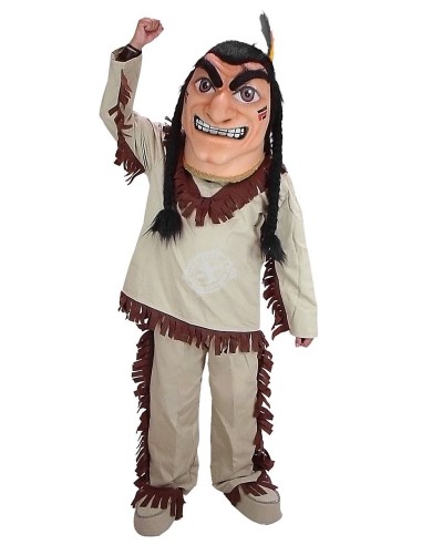 Indianer Person Kostüm Maskottchen 3 (Werbefigur)