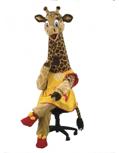 122c Giraffe Costume Mascot acquistare a buon mercato