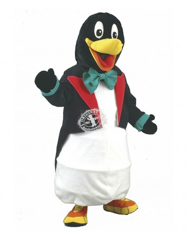 Traje de pingüino mascota 81b (alta calidad)