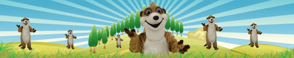 Ferret Costumes Mascot ✅ Running figures advertising figures ✅ Promotion costume shop ✅