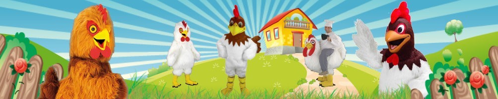 Maskotka kostiumy kurczaka ✅ Dane bieżące dane reklamowe ✅ Sklep z kostiumami promocyjnymi ✅
