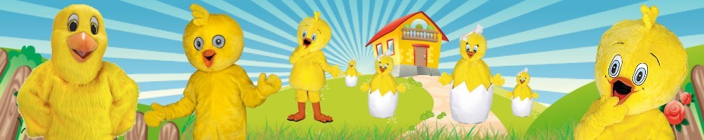Chick Costumes Mascot ✅ Running figures reclamecijfers ✅ Promotie kostuumwinkel ✅