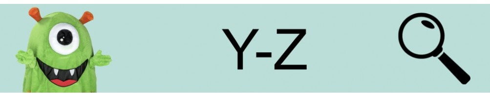 Costume Y-Z
