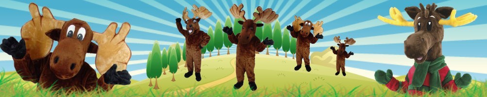 Moose costumes mascots ✅ running figures advertising figures ✅ promotion costume shop ✅
